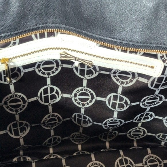 Henri Bendel Black Saffiano Leather Large Tote - Picture 10 of 14